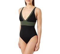 HAUTE PRESSION T1005 CO3 Costume Intero, Noir et Kaki, 42 Donna