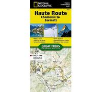 Haute Route Map [chamonix To Zermatt] (Map)