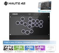 Haute42 Controller magnetico senza leva Hitbox Pulsante Controller arcade per PC/PS4/PS5/Switch Stick arcade senza colla Hitbox