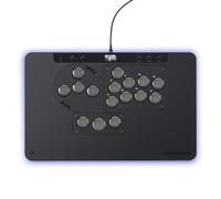 Haute42 Leverless Controller Arcade Stick: Arcade Stick serie X con interruttore RGB ambientale e blocco torneo, basso profilo X1 con interruttori del motore eolico, controller senza leva per switch
