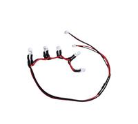 HAUTFENM 5 Luci da Lampada del Tetto a per 1/24 RC Crawler Car Compatibile con Parti di Decorazione seriale Modello FMS K5(5 LED Light)