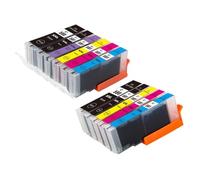 HAUTFENM Cartucce di inchiostro CLI-581 PGI-580 compatibili in cinque o sei colori per TS6150 TS6151 TS6250 TS6251 TS6350 TS6351 TS8150 TR7550(1 SET 5PC)