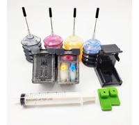 HAUTFENM Cartucce di inchiostro ricaricabili compatibili Einkshop per 305xl 305 xl Sostituzione per Deskjet 2710 2720 4110 4120 305 Cartucce(1SET30ML INK)