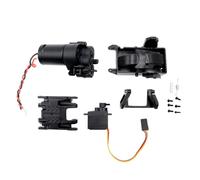 HAUTFENM Seme Motore di Trasmissione CAMPIO Speed con SERVO COMPLETABILE per LA Parti di UPDOGNO di Crawler RC 1 18 Adatta ai Modelli in Stile(Gearbox with Servo)