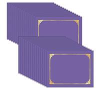 HAUTOCO Confezione da 30 titolari per certificati, buste per diploma, buste per documenti, premio e certificati, con bordo in lamina dorata, per lettere da 21,5 x 28,5 cm