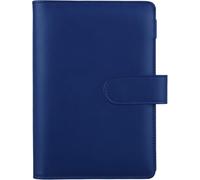 HAUTOCO Copertina per Raccoglitore di Bilancio in Pelle PU A6, Cartella per Quaderno Ricaricabile a 6 Anelli per Pianificazione Personale per Organizzatore di Soldi, Raccoglitore per Riempimento in