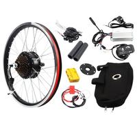 HauTour Kit di conversione Ebike da 20", 36 V/48 V, 250 W/1000 W, con indicatore LED, per freni a disco V-Brake posteriore, 15 A/30 A/130 A (ruota posteriore da 36 V 250 W)