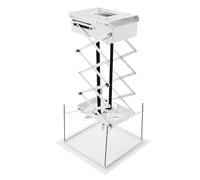HauTour Supporto da soffitto per proiettore, proiettore motorizzato, faretto da soffitto, ascensore motorizzato, portata massima 10 kg, portata effettiva 1 metro con telecomando