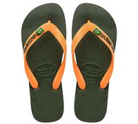 HAV. BRASIL LOGO GREEN OLIVE/VIBRANT ORANGE 27/28