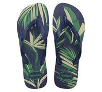 Havaianas - Aloha, Infradito Da Uomo Comode, Resistenti Ed Estive, Suola Stampata A Foglie, Suola Antiscivolo