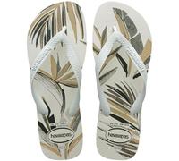 Havaianas Aloha (Mini Me) - Infradito Ragazzi, White/White/Green Olive,