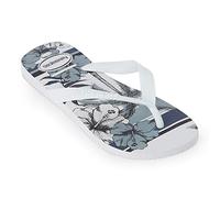 Havaianas Aloha, Infradito Uomo, White White Green, 35/36 EU