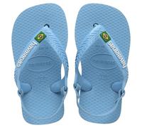 Havaianas Baby Brasil Logo II, Infradito Unisex - Bimbi 0-24, Lavander Blue, 19 EU
