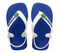 Havaianas Baby Brasil Logo II, Infradito Unisex-Bimbi 0-24, Marine Blue, 25/26 EU