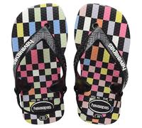 Havaianas Baby Check, Sandali Unisex - Bimbi 0-24, White/Black, 21 EU