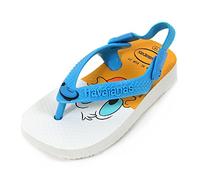 Havaianas Baby Disney Classics, Sandali Unisex-Bambini e Ragazzi, White Turquoise 841, 22 EU