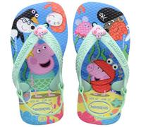Havaianas Baby Peppa Pig, Infradito Unisex-Bimbi 0-24, Lavender Blue, 23 EU