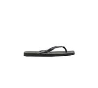 Havaianas - Infradito - Slim Square Logo Metallic Black/Silver 2 per Donne - Taglia 39 - 40 - Nero