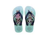 Havaianas Bambini Minecarft, Infradito Ragazzi, Blu lavanda, 2 UK