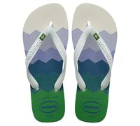 Havaianas Brasil Fresh, Infradito Unisex - Adulto, White/White/White, 33/34 EU