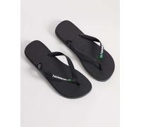 Havaianas - Brasil - Infradito unisex nere con logo-Nero 39-40