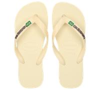 Havaianas HAV.Brasil - Sandali unisex con logo, Crema di burro, 39/40 EU