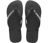 Havaianas Brasil Logo Flip Flops Per Bambini Sandali Ingombranti Neri