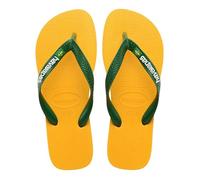 Havaianas Brasil Logo, Infradito Unisex - Adulto, Pop Yellow, 41/42 EU