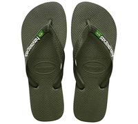 Havaianas - Brasil Logo, Infradito Iconiche, Comode E Resistenti, Strisce con la Bandiera Del Brasile E Suola Antiscivolo Con Strisce Colorate, Unisex Adulti