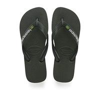 Havaianas Brasil Logo, Infradito Unisex - Adulto, Green Olive, 39/40 EU