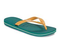 Havaianas Brasil Logo, Infradito Unisex - Adulto, Vibe Green, 33/34 EU