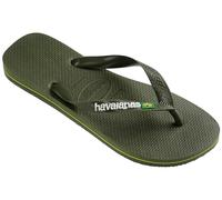 Havaianas Brasil Logo, Infradito Unisex - Adulto, Green Geen, 33/34 EU
