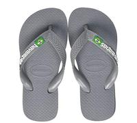 Havaianas - Brasil Logo, Infradito Iconiche, Comode E Resistenti, Strisce con la Bandiera Del Brasile E Suola Antiscivolo Con Strisce Colorate, Unisex Adulti