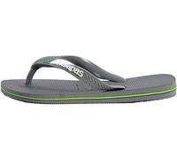 Havaianas Infradito Mare Brasil Grigio Metallizzato Uomo BRASIL 39/40 - EUR 41/42