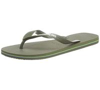 Havaianas Brasil Logo, Infradito Unisex - Adulto, Green Geen, 33/34 EU