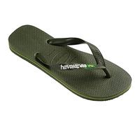 Havaianas - Brasil Logo, Infradito Iconiche, Comode E Resistenti, Strisce con la Bandiera Del Brasile E Suola Antiscivolo Con Strisce Colorate, Unisex Adulti