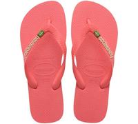 Havaianas - Brasil Logo, Infradito Iconiche, Comode E Resistenti, Strisce con la Bandiera Del Brasile E Suola Antiscivolo Con Strisce Colorate, Unisex - Adulto
