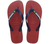 Havaianas - Brasil Logo, Infradito Iconiche, Comode E Resistenti, Strisce con la Bandiera Del Brasile E Suola Antiscivolo Con Strisce Colorate, Unisex Adulti