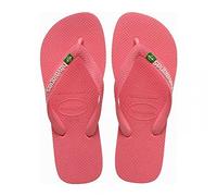 Havaianas - Brasil Logo, Infradito Iconiche, Comode E Resistenti, Strisce con la Bandiera Del Brasile E Suola Antiscivolo Con Strisce Colorate, Unisex Adulti