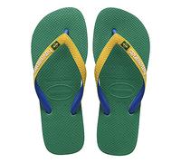 Havaianas - Brasil Logo, Infradito Iconiche, Comode E Resistenti, Strisce con la Bandiera Del Brasile E Suola Antiscivolo Con Strisce Colorate, Unisex Adulti