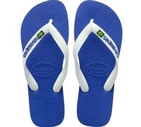 Havaianas Brasil Logo, Infradito Unisex - Bambini e ragazzi, Marine Blue, 31/32 EU