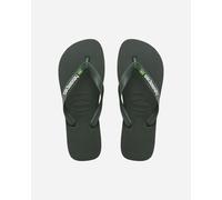 Havaianas Brasil Logo, Infradito Uomo, Verde Oliva, 41/42 EU
