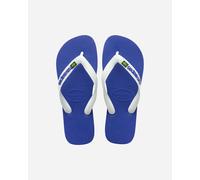 Havaianas Infradito Mare Brasil Logo Blu Royal Unisex BRASIL 45/46 - EUR 47/48