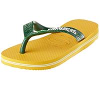 Havaianas Brasil Logo, Infradito Unisex - Bambini e ragazzi, Pop Yellow, 23/24 EU