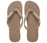 Havaianas Brasil Logo Uomo - Infradito e sandali Oro - Taglia 45-46 - Cuoio Gold 45-46