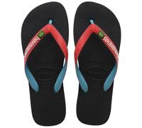 Havaianas Brasil Mix (Mini Me) Unisex - Bambini e ragazzi FlipFlop Black/Red Ruby 23 EU