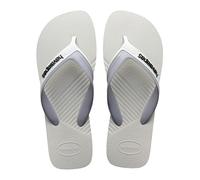 Havaianas Dual, Infradito Uomo, White/Ice Grey, 45/46 EU