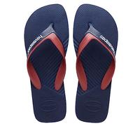 Havaianas Dual, Infradito Uomo, Navy Blue/Navy Blue, 37/38 EU