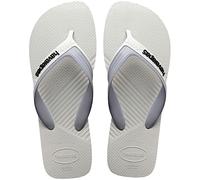 Havaianas Dual, Infradito Uomo, White/Ice Grey, 37/38 EU