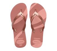 Havaianas - Elegance, Infradito da Donna Eleganti, Resistenti e Comode, con Fascette Metallizzate e Suola Antiscivolo